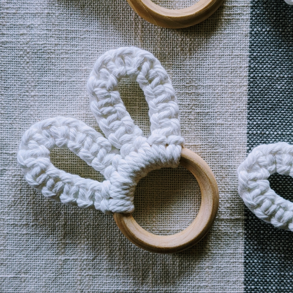 Handmade Macrame Napkin Rings - Set of 4